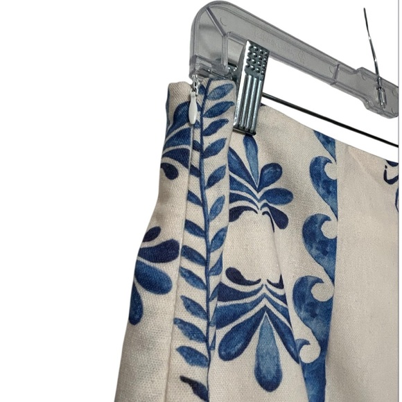 Peppermayo born for Bordeaux linen midi skirt Floral Wave - Picture 7 of 9